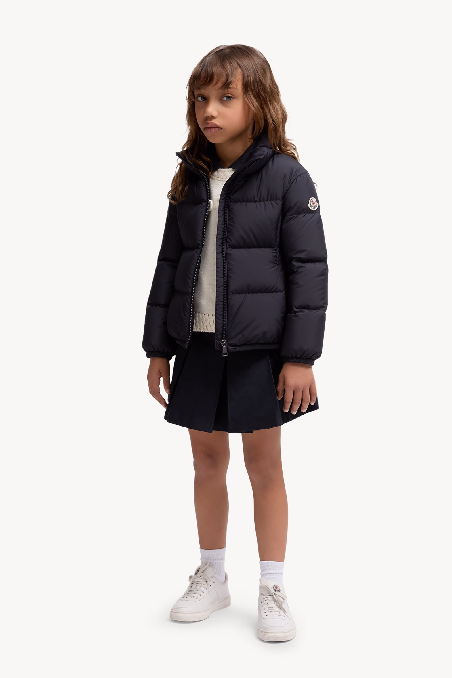Cermasa Down Jacket Girl Navy Blue Moncler 2